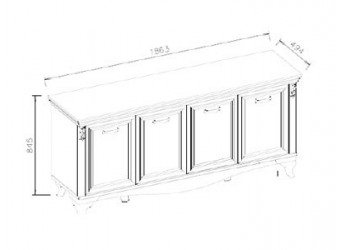 Буфет в гостиную Карат KART-10 