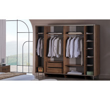 Шкаф шестидверный Миранте (Mirante) MINT-34