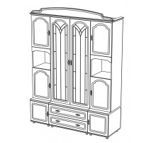 Стенка для гостиной Романтика ВК-09.3 от Мебель-Неман